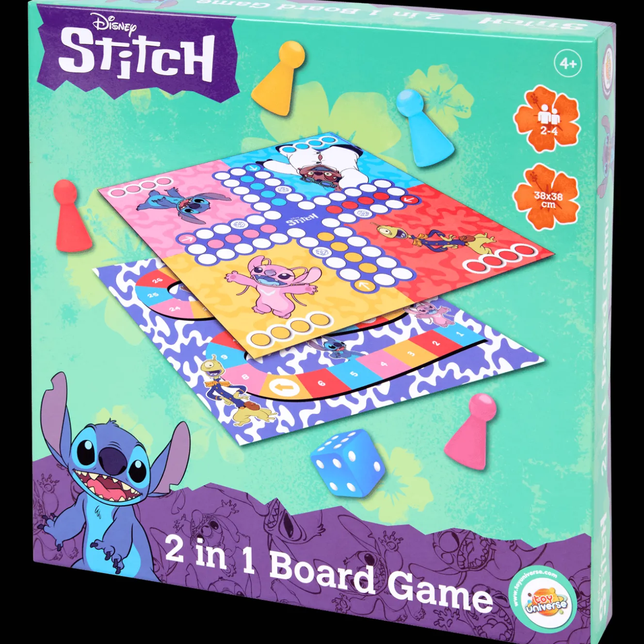 Jeux*Action Jeu de société 2-en-1 Disney