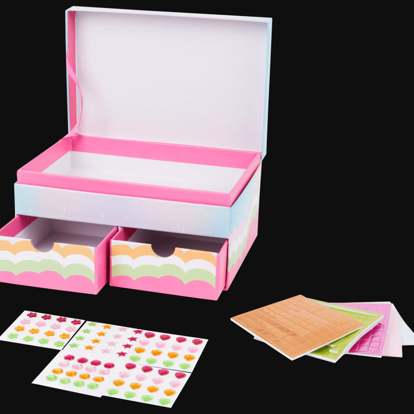 Bricolage*Action Kit créatif boîte à bijoux à décorer