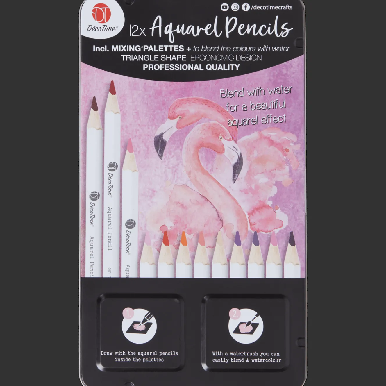 Papeterie*Action Kit crayons aquarellables