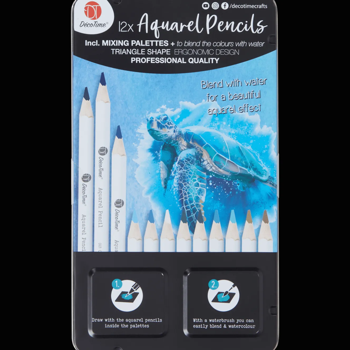 Papeterie*Action Kit crayons aquarellables