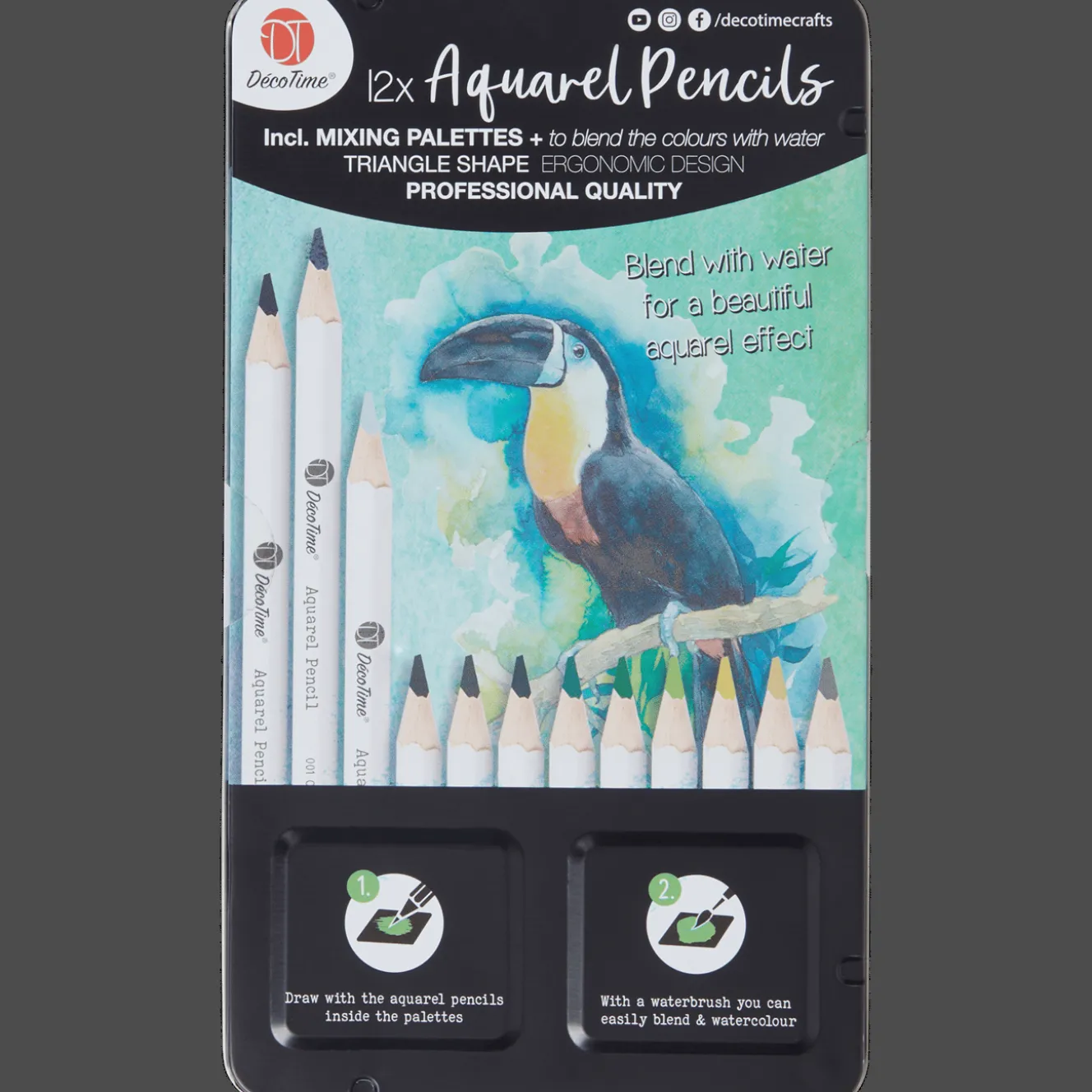Papeterie*Action Kit crayons aquarellables