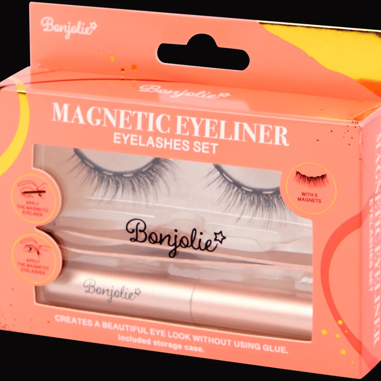 Maquillage*Action Kit eyeliner et faux cils magnétiques Bonjolie