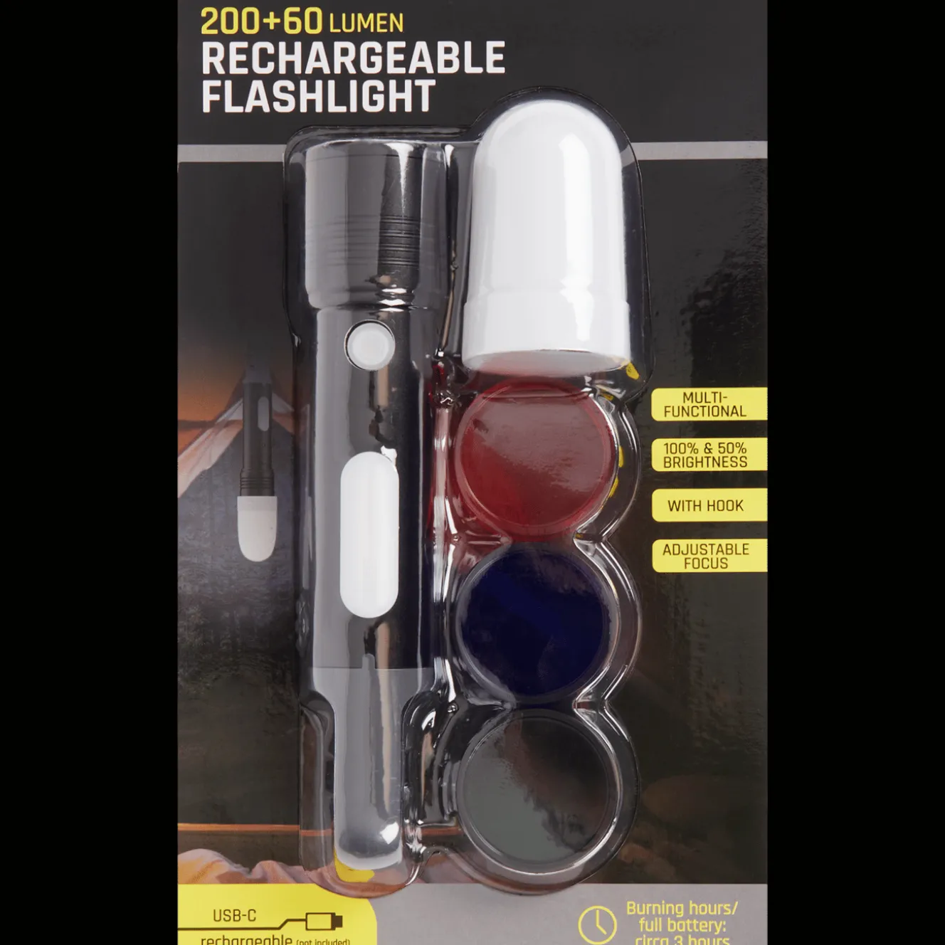 Éclairage*Action Lampe de poche rechargeable
