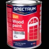 Peinture*Spectrum Laque satinée pour bois 2-en-1 Blanc