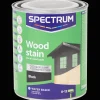 Peinture*Spectrum Lasure noire opaque pour bois