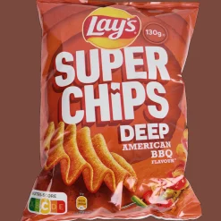 Chips*Lay's Super Chips Deep American BBQ