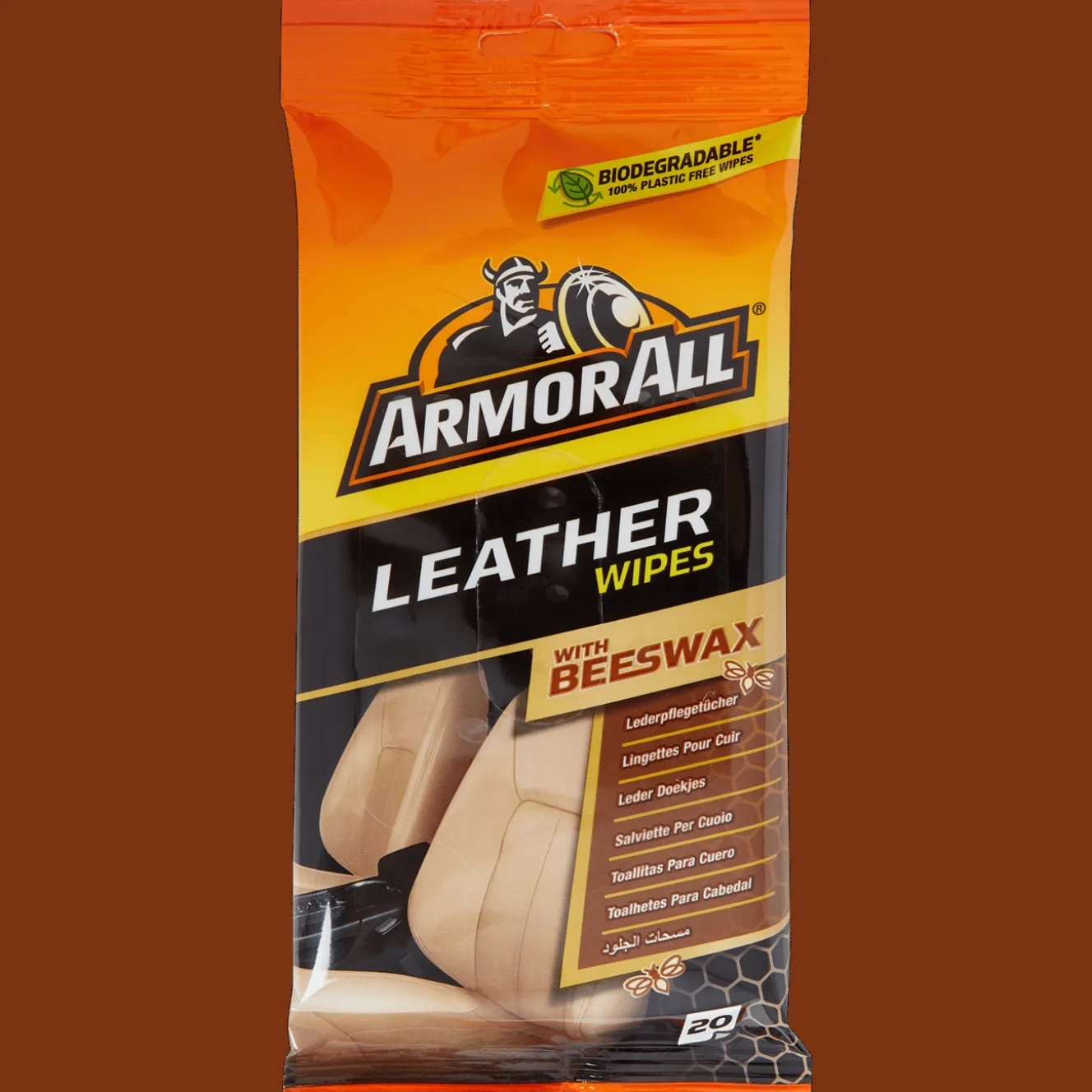 Accessoires Automobiles*ArmorAll Lingettes pour cuir à la cire d’abeille