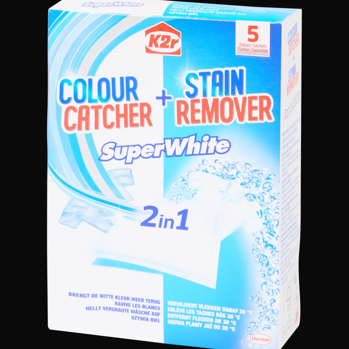 Produits De Lessive Et Vaisselle*K2r Lingettes pour linge blanc Super White 2-en-1