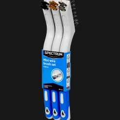 Outils*Spectrum Lot de 3 mini brosses métalliques