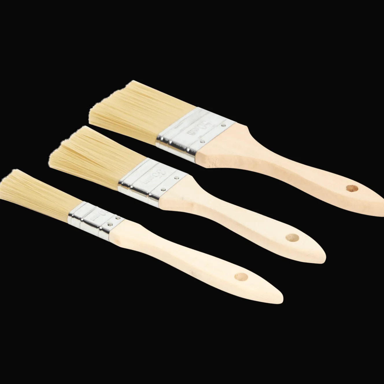 Accessoires Peinture*Action Lot de 3 pinceaux WerckMeister