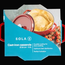 Poêles*Sola Marmite en fonte