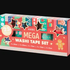 Cartes*Action Masking tape motifs de Noël Avec