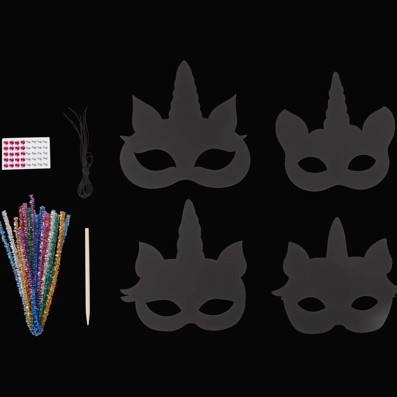 Bricolage*Action Masques à gratter