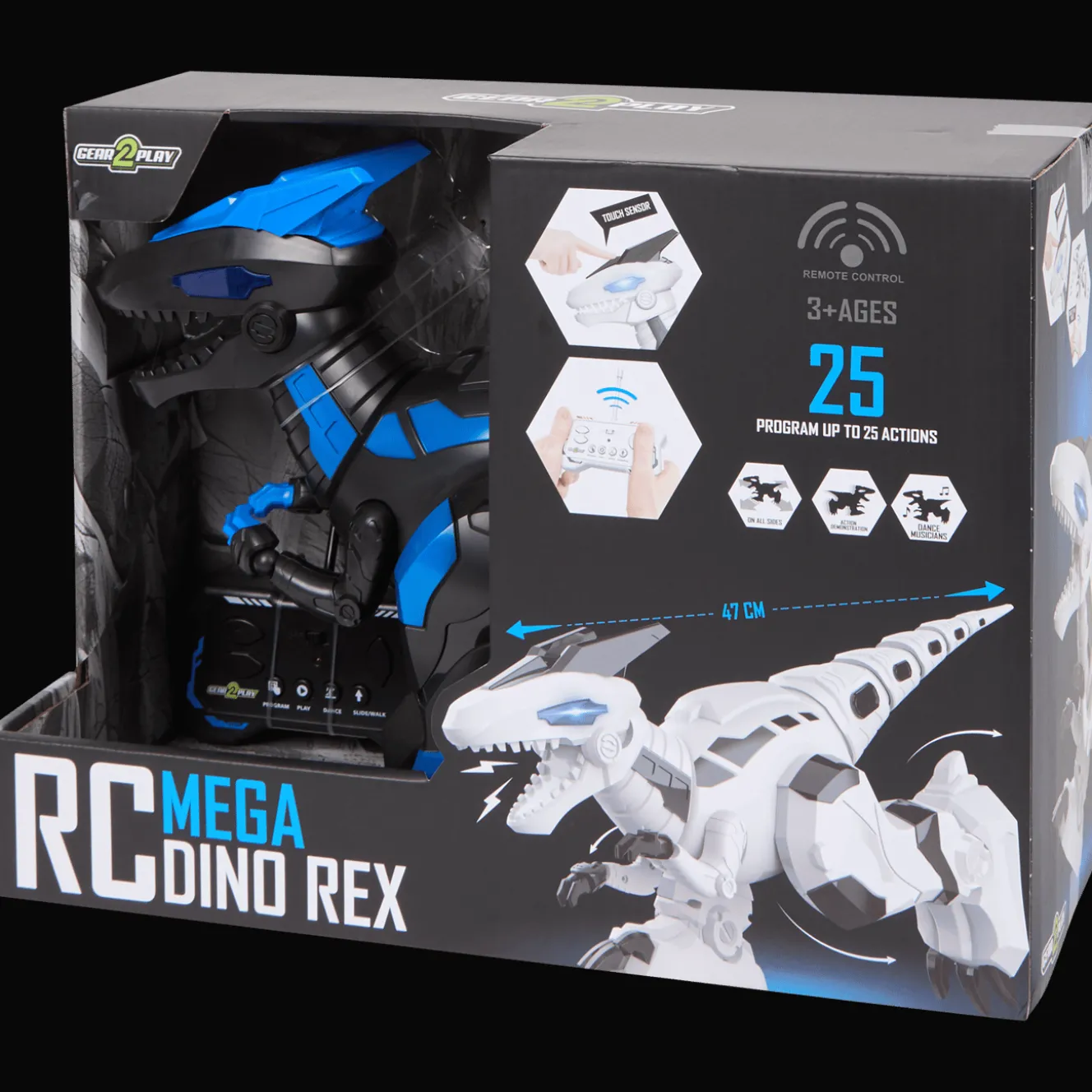 Jeux*Action Méga dino rex radiocommandé Gear2Play