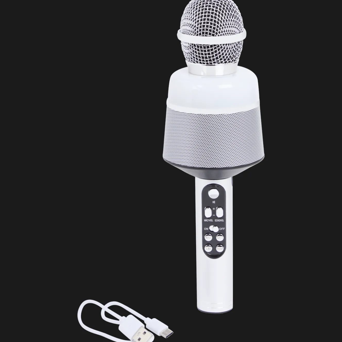 Accessoires Multimédia*Action Micro de karaoké lumineux sans fil