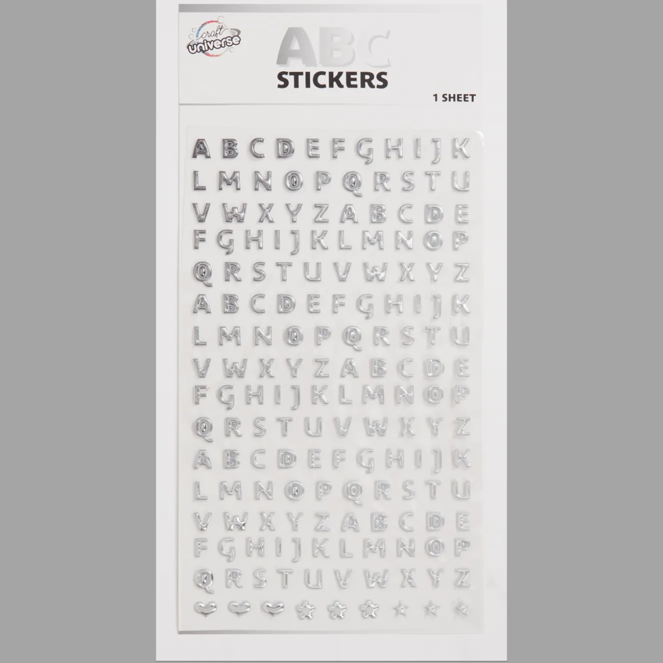 Bricolage*Action Mini-autocollants alphabet Craft Universe