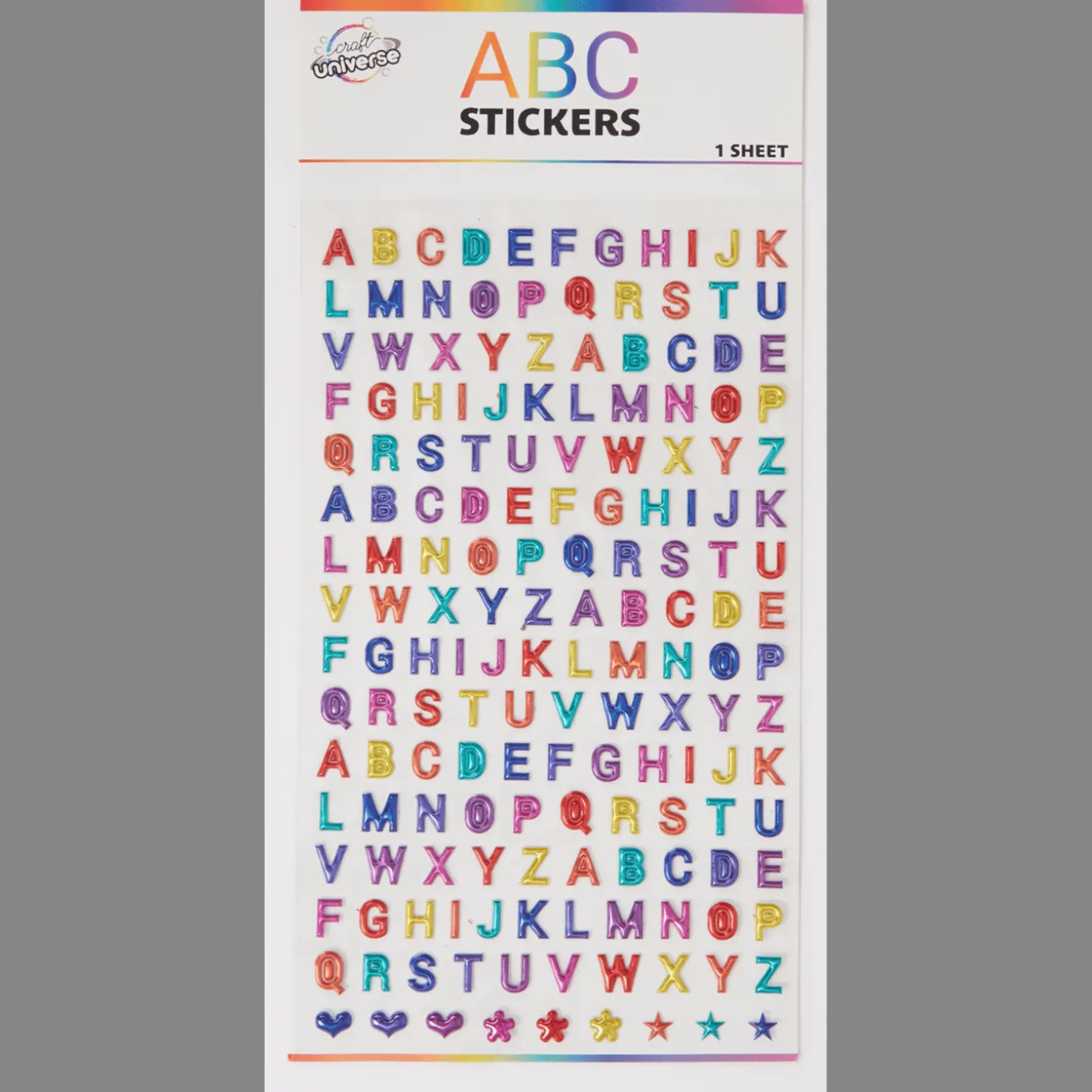 Bricolage*Action Mini-autocollants alphabet Craft Universe