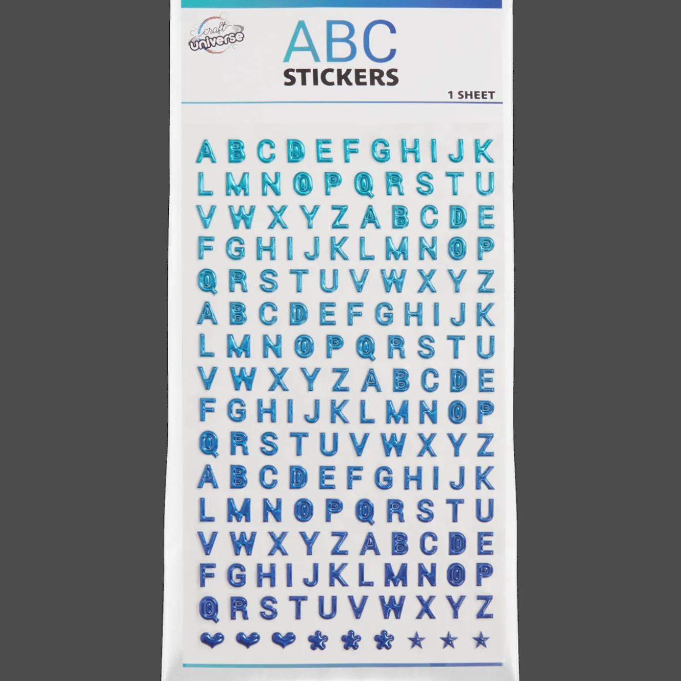 Bricolage*Action Mini-autocollants alphabet Craft Universe