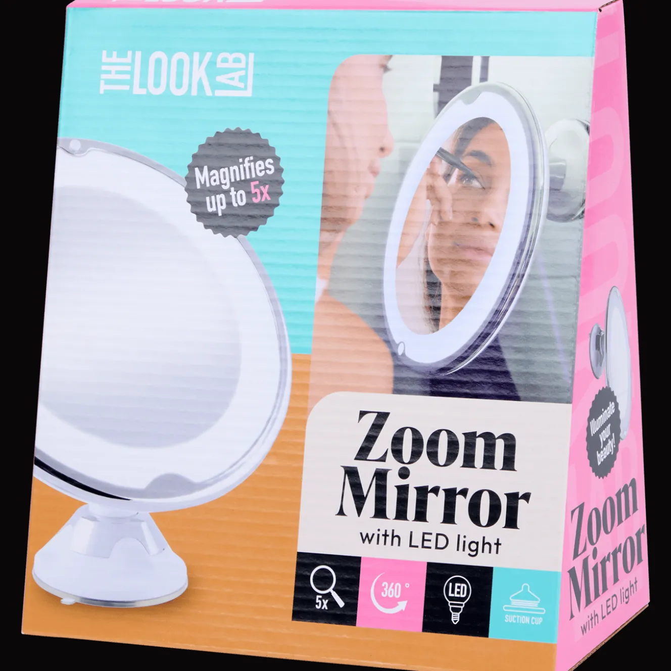 Santé*Action Miroir de maquillage avec éclairage