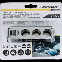 Accessoires Automobiles*Dunlop Multiprise allume-cigare
