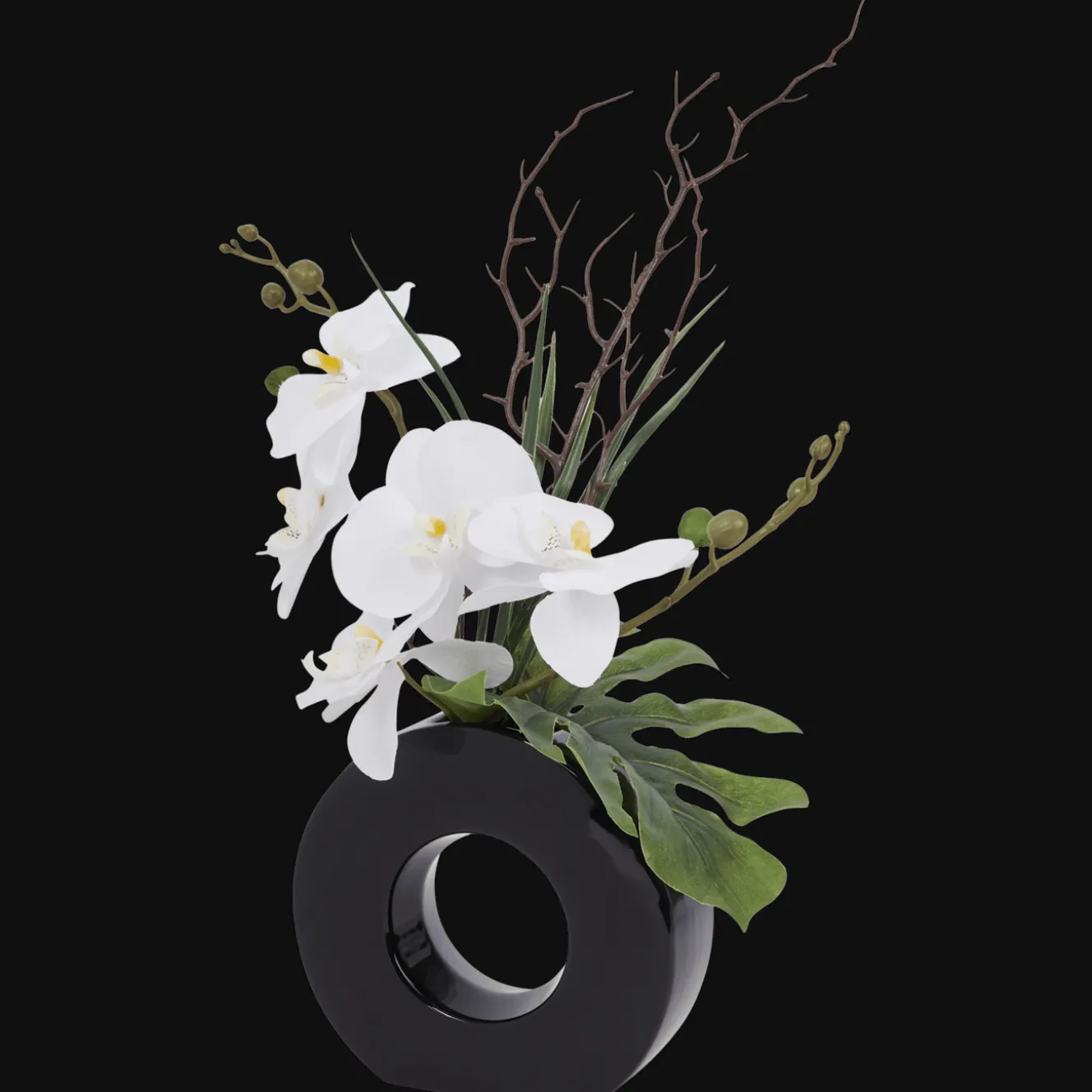 Plantes Et Fleurs Artificielles*Action Orchidée dans un vase