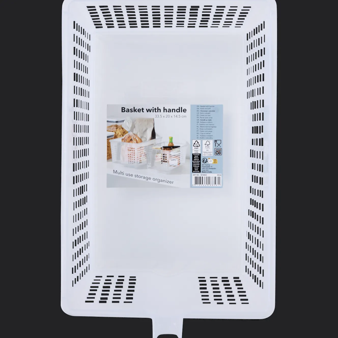 Accessoires Pour La Maison*Action Panier de rangement avec poignée