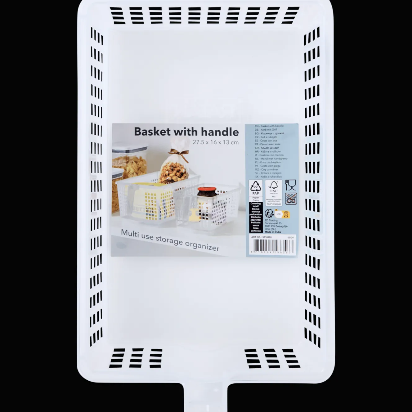 Accessoires Pour La Maison*Action Panier de rangement avec poignée