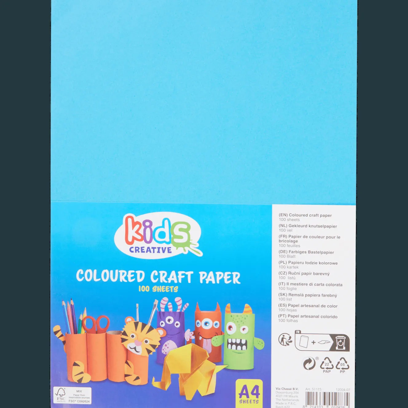 Papier Et Cahiers*Kids Creative Papier créatif coloré A4
