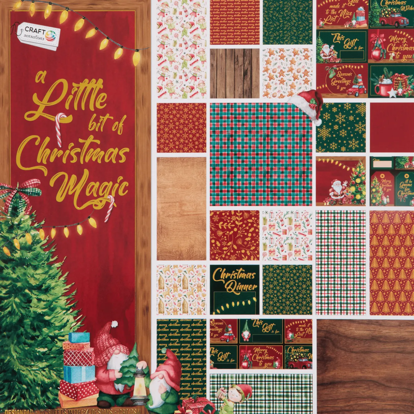 Cartes*Action Papier créatif de Noël Craft Sensations