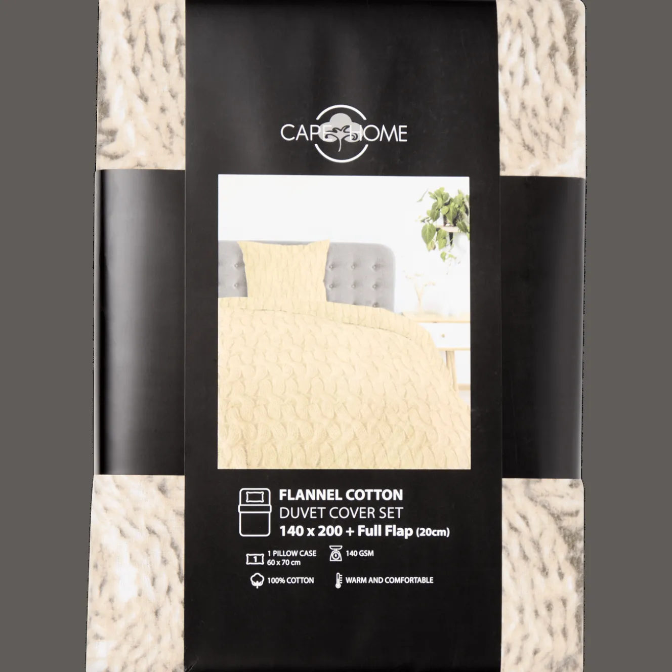 Literie*Action Parure de lit en flanelle