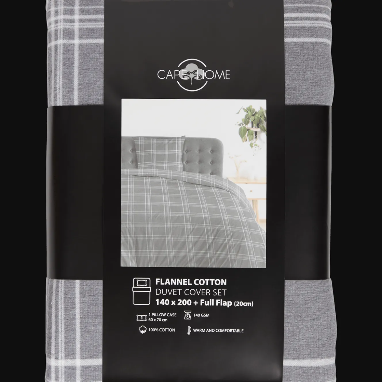 Literie*Action Parure de lit en flanelle