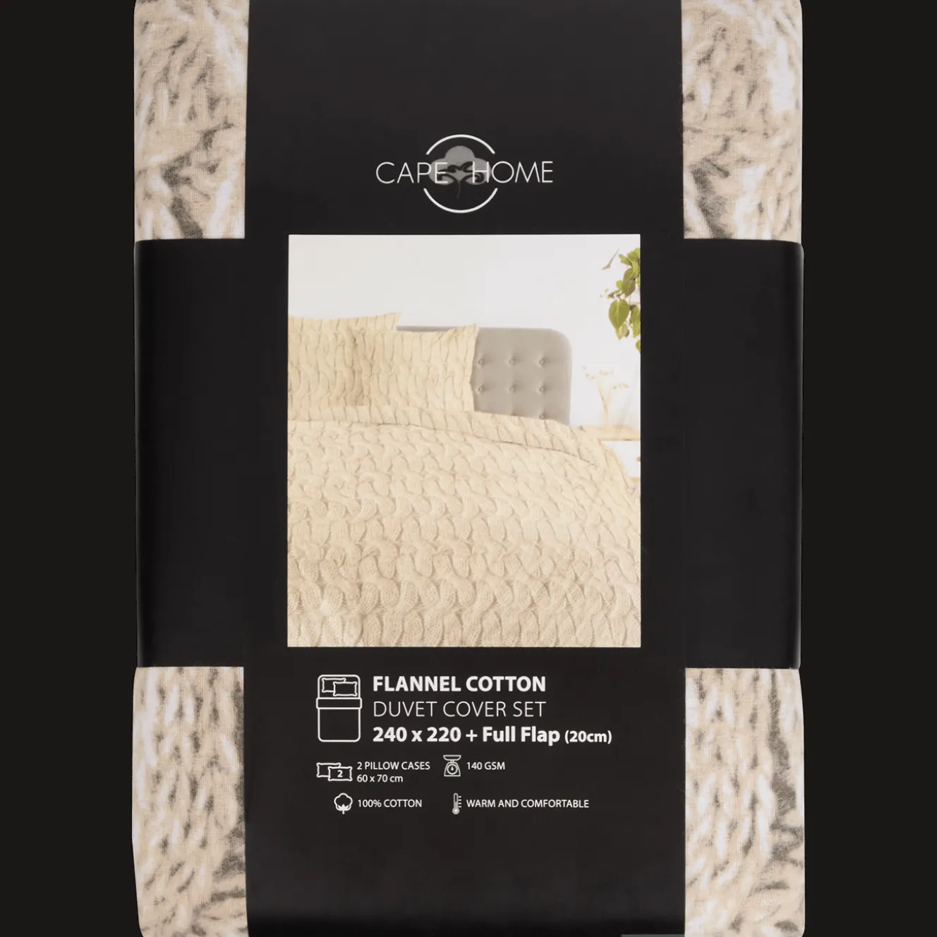 Literie*Action Parure de lit en flanelle