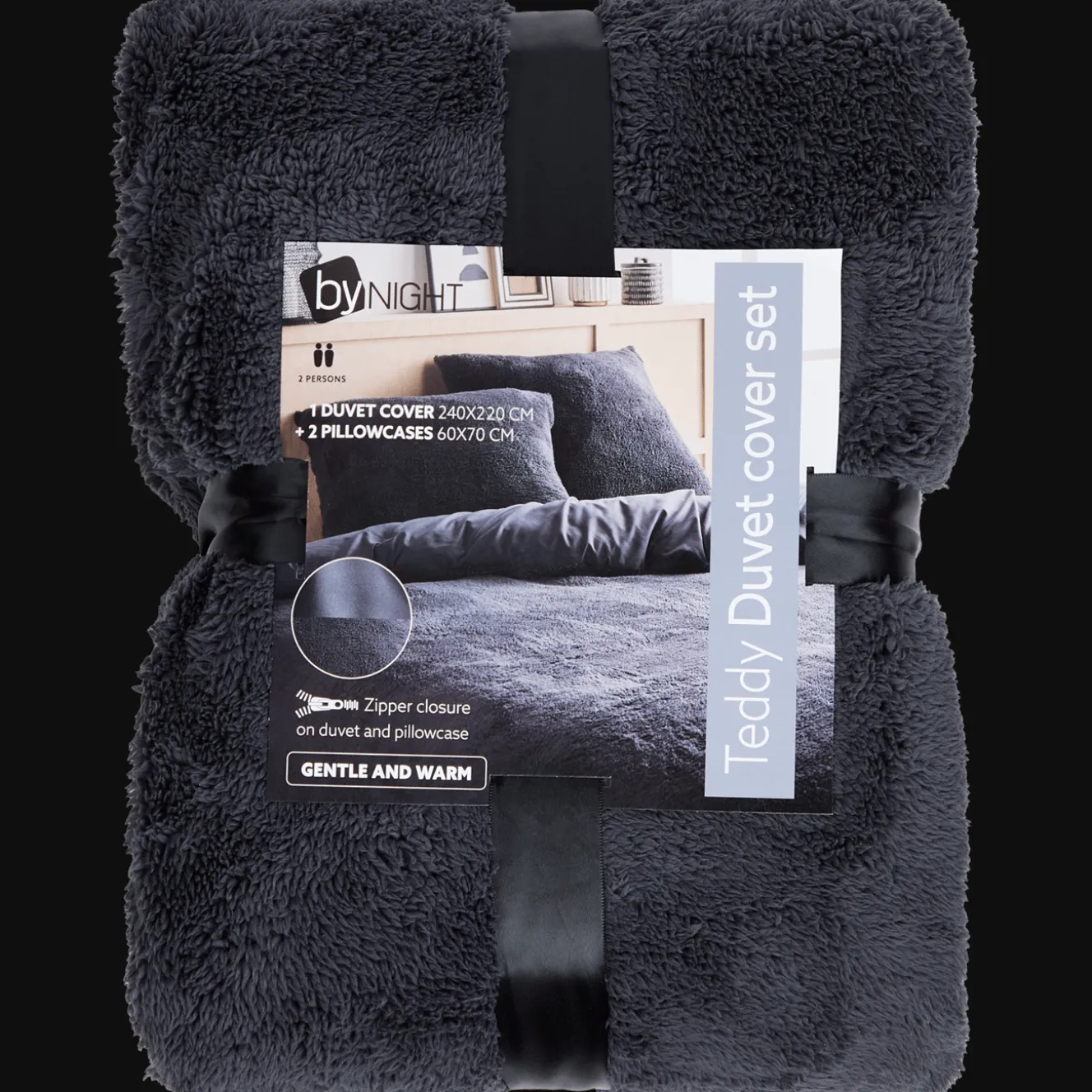 Literie*Action Parure de lit en teddy