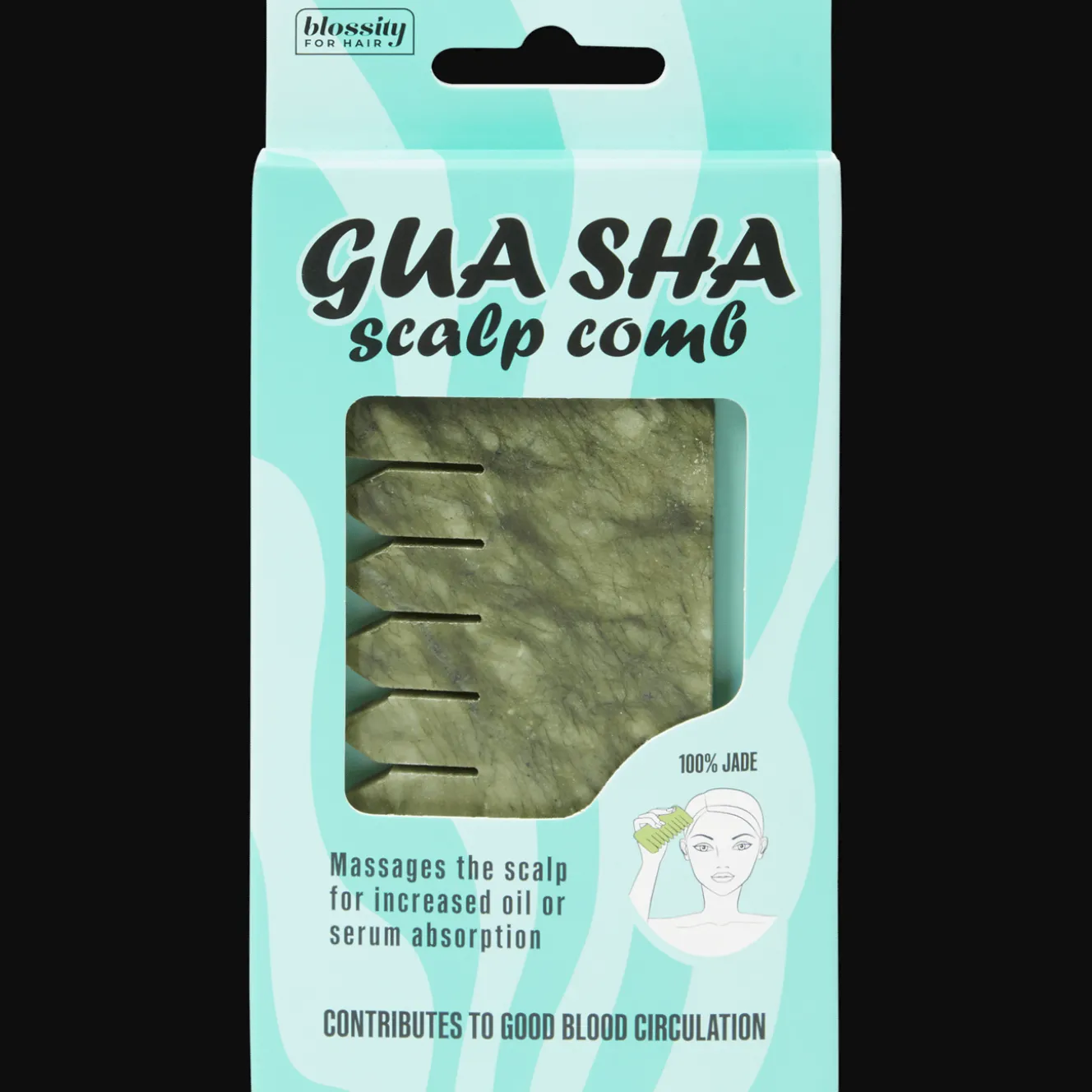 Soins Capillaires*Action Peigne Gua Sha pour cuir chevelu Blossity