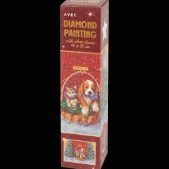 Bricolage*Action Peinture diamant de Noël Avec