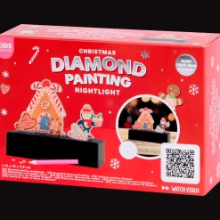 Bricolage*Action Peinture diamant veilleuse de Noël Kids Kingdom