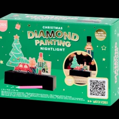 Bricolage*Action Peinture diamant veilleuse de Noël Kids Kingdom