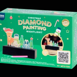 Bricolage*Action Peinture diamant veilleuse de Noël Kids Kingdom