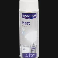 Peinture*Spectrum Peinture en aérosol Blanc mat