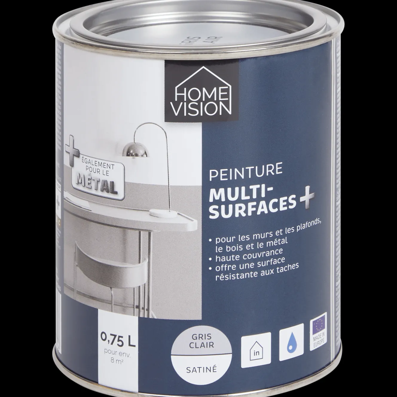 Peinture*Action Peinture Home Vision Gris