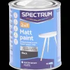 Peinture*Spectrum Peinture mate 2-en-1 Noir