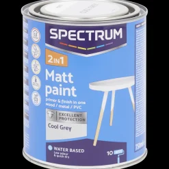 Peinture*Spectrum Peinture mate 2-en-1 Cool Grey