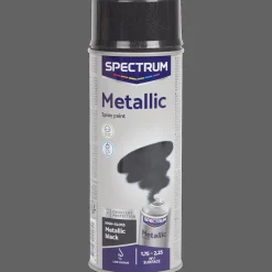 Peinture*Spectrum Peinture métallisée en aérosol Noir
