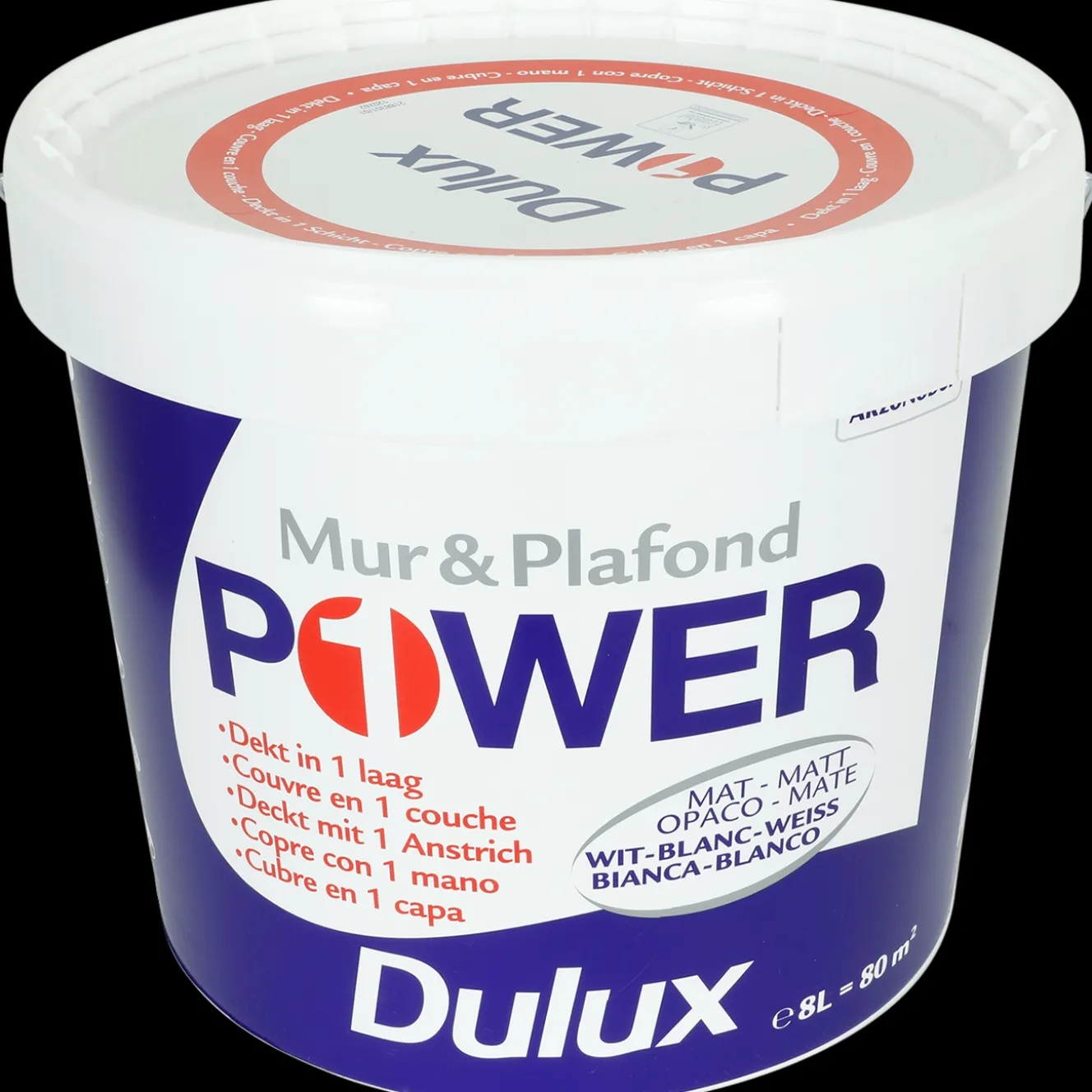 Peinture*Dulux Peinture murale Power Blanc mat