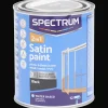 Peinture*Spectrum Peinture satinée 2-en-1 Noir