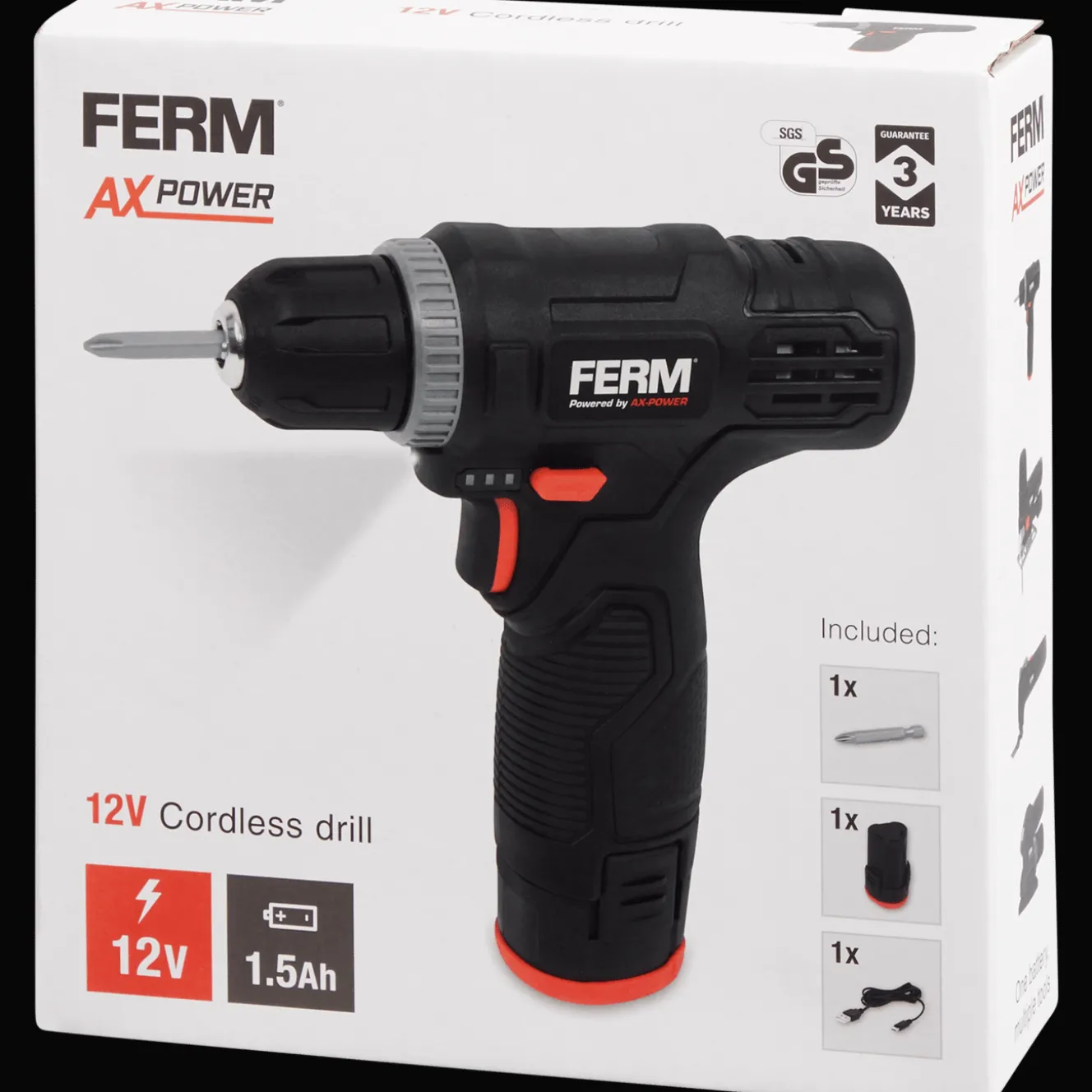 Outils*FERM Perceuse sans fil