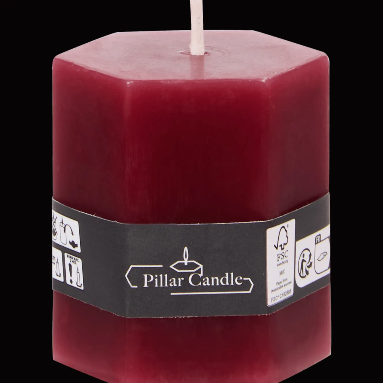 Bougies*Action Petite bougie hexagonale
