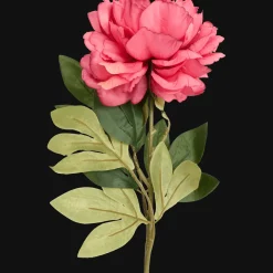 Plantes Et Fleurs Artificielles*Action Pivoine artificielle sur tige Excellent Flowers
