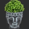 Plantes Et Fleurs Artificielles*Action Plante artificielle dans pot en forme de Bouddha