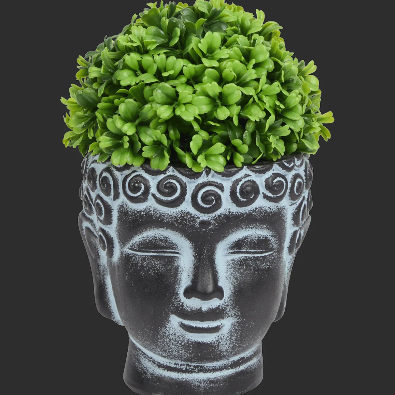 Plantes Et Fleurs Artificielles*Action Plante artificielle dans pot en forme de Bouddha